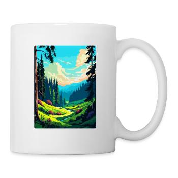 Black Forest Germany Vintage Travel Poster WPA Art - Mug - white - Right