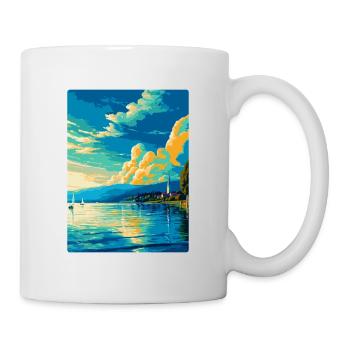 Lake Constance Germany Austria Switzerland Poster - Mug - white - Right