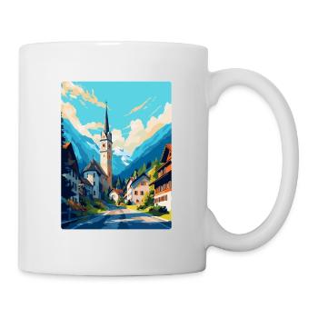 Oberammergau Germany Vintage Travel Poster WPA Art - Mug - white - Right