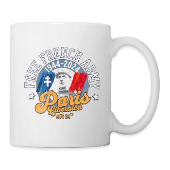 Paris libéré free french army 1944 2024 1 - Mug - white - Right