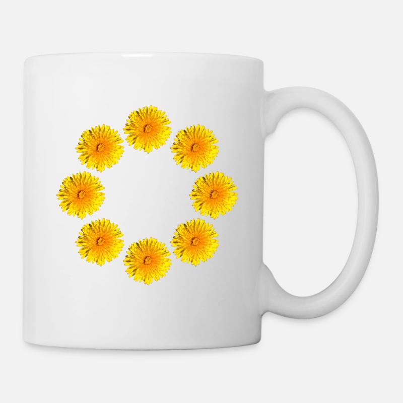 LÖWENZAHN III - Tasse - Weiß