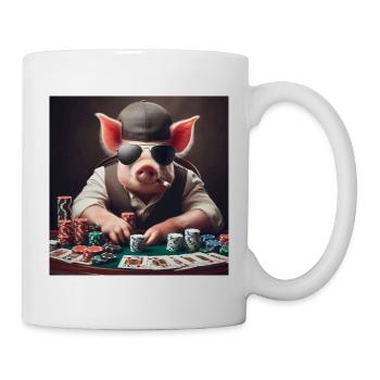 Poker Pig - Mug - white - Right