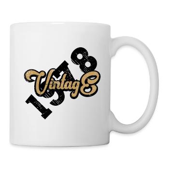 Vintage 1978 - Tasse - Weiß - Rechts