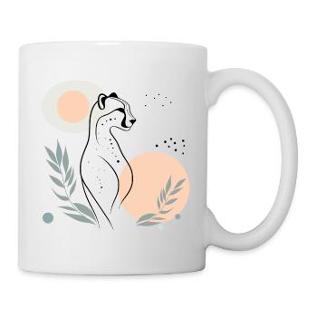Elegant cheetah - Mug - white - Right