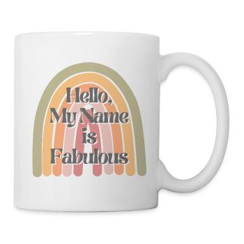 Mein Name ist fabelhaft - Tasse - Weiß - Rechts