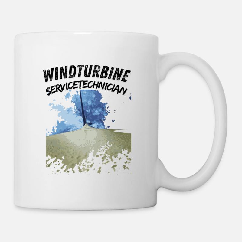 WindturbineTechniker - Tasse - Weiß