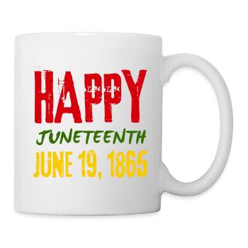 Juneteenth Breaking Every Chain Since 1865 - Mug - white - Right