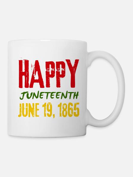 Juneteenth Breaking Every Chain Since 1865 - Mug - white