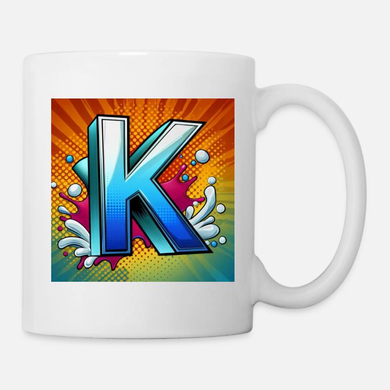 K - Tasse - Weiß