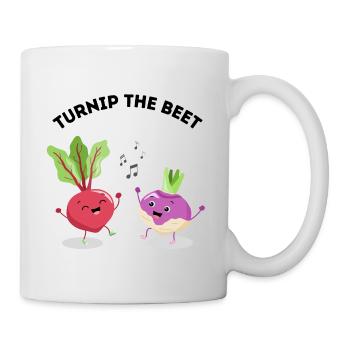 Turnip the beet - Dancing vegetables - Mug - white - Right