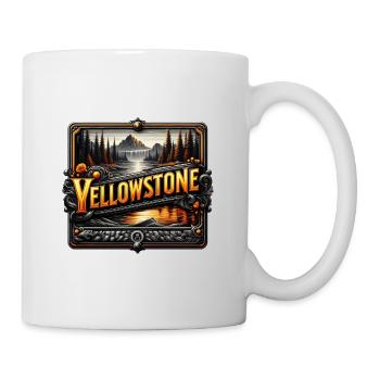 yellowstone - Tasse - Weiß - Rechts