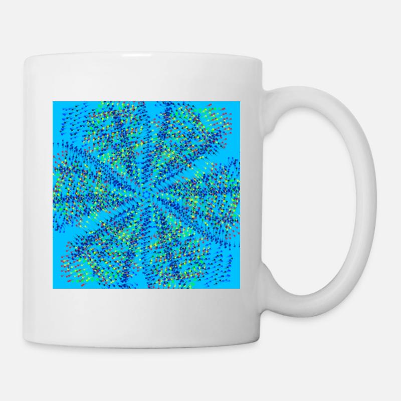 Moulinet bleu clair - Mug blanc - blanc