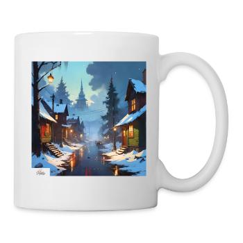 Ruhiger Winterabend - Tasse - Weiß - Rechts