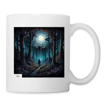 Spooky forest wanderer - Mug - white - Right
