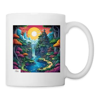 Sanctuaire comique paisible - Mug blanc - blanc - Droite