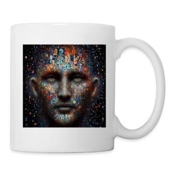 Face des chiffres - Mug blanc - blanc - Droite