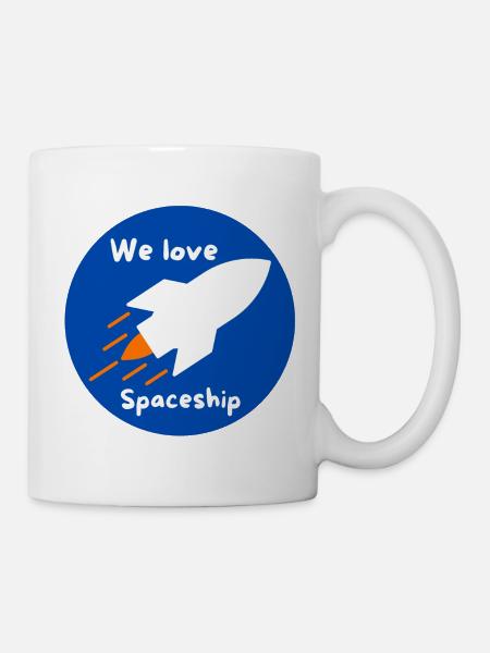 We love the conquest of space - Mug - white