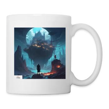 Paysage de rêve du royaume fantastique - Mug blanc - blanc - Droite