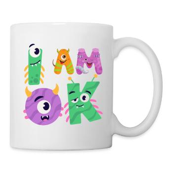 OK Monster - Tasse - Weiß - Rechts