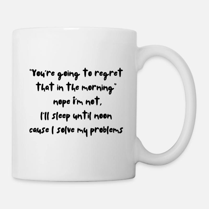 Solving regrets - Mug - white