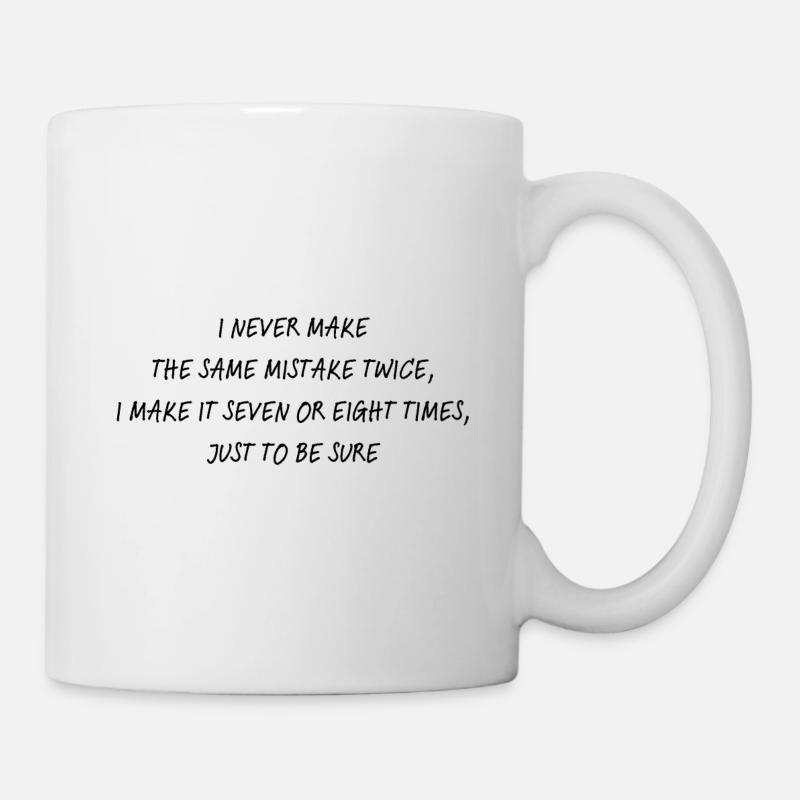 Sure mistakes - Mug - white