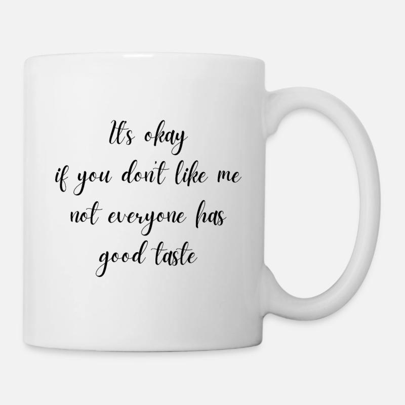 Schmeckt okay - Tasse - Weiß