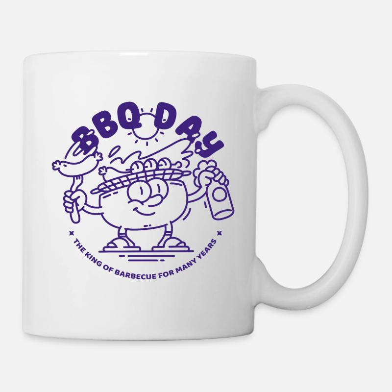 BBQ DAY - Mug - white