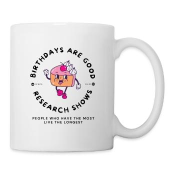 Birthday science character - Mug - white - Right