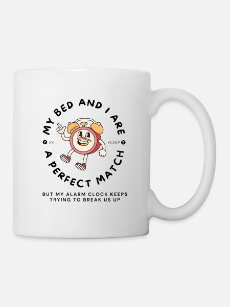 Alarming breakups cartoon - Mug - white