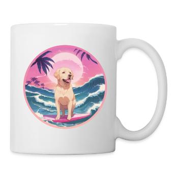 Labrador Retriever Surfer 🐾 2 - Mug - white - Right
