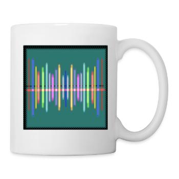 Music lines - Mug - white - Right