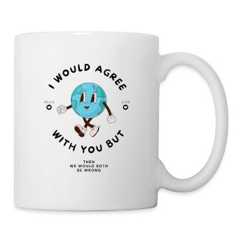 Wrongly agree cartoon - Mug - white - Right
