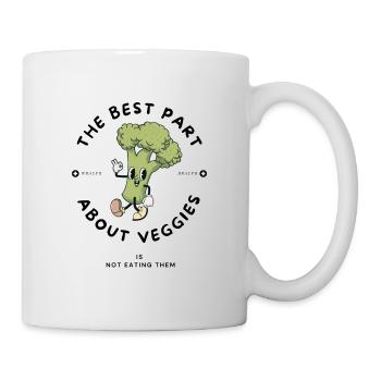 Best Veggies Cartoon - Mug - white - Right