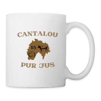 Cantalou pur jus - Mug blanc - blanc - Droite