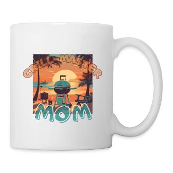 Grillades Maman Maman Maman Plage d’été - Mug blanc - blanc - Droite