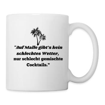 Mallorca - Tasse - Weiß - Rechts