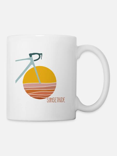 Sunsetride - Tasse - Weiß