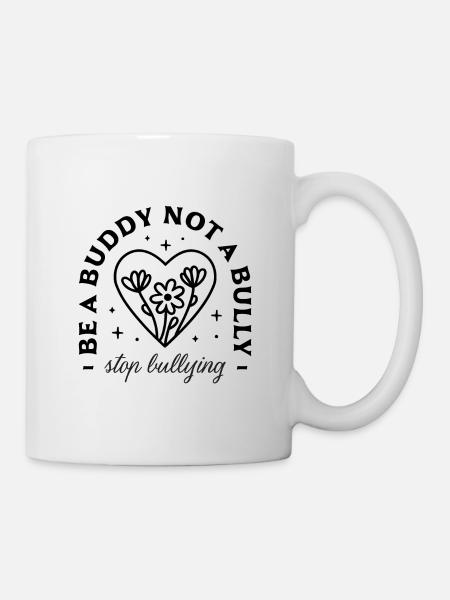 Lutte contre le harcèlement scolaire - Mug blanc - blanc