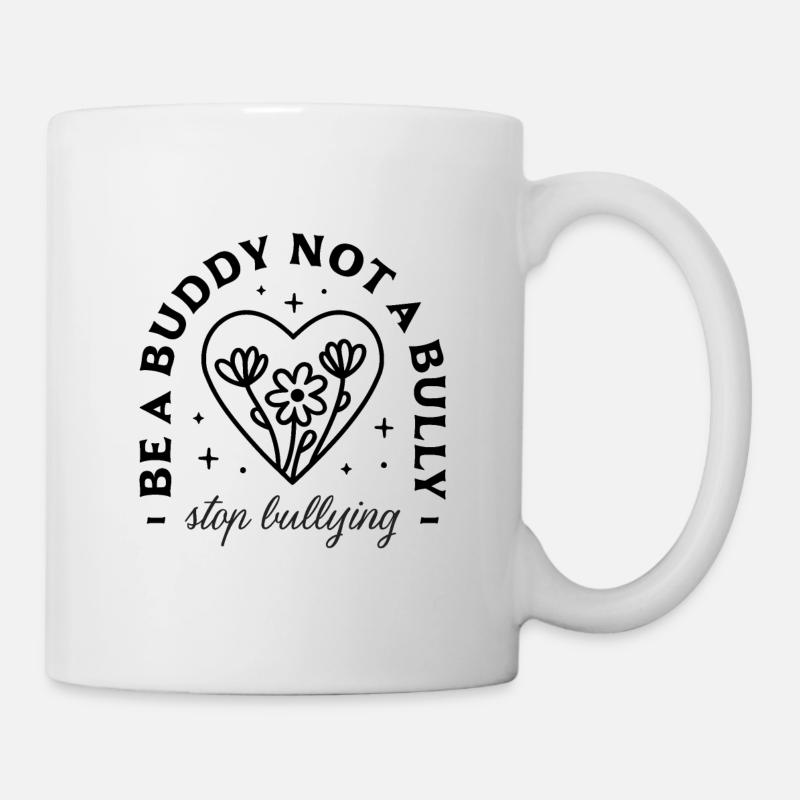 Lutte contre le harcèlement scolaire - Mug blanc - blanc