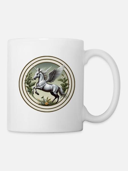 Flying horse - Tasse - Weiß
