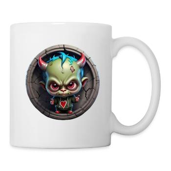 Rôti du diable - Mug blanc - blanc - Droite
