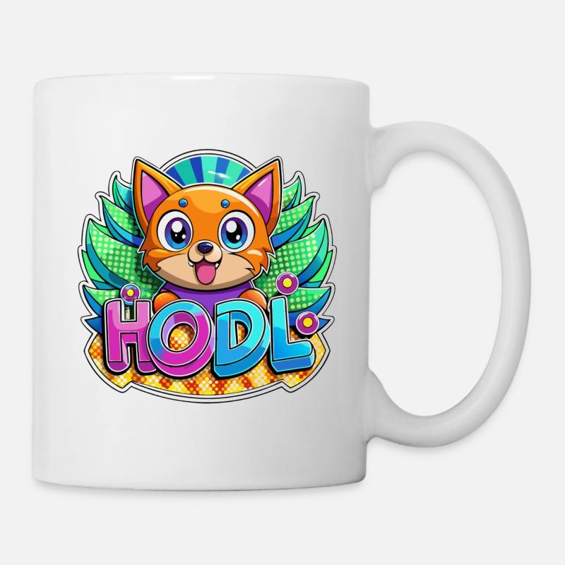 print hodl5 - Tasse - Weiß