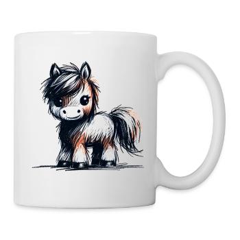 Pferdchen - Tasse - Weiß - Rechts
