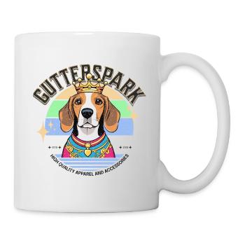 Gutterspark Design Beagle - Mug blanc - blanc - Droite