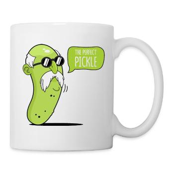 The perfect cucumber - Mug - white - Right