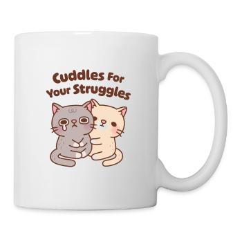 Cute Cats Cuddles For Your Struggles - Mug - white - Right