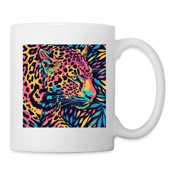 Leopard Pop colors - Mug - white - Right