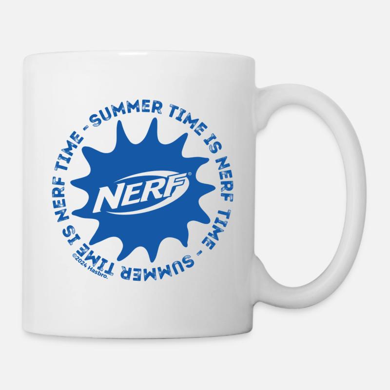 Nerf Summer Time Is Nerf Time Design - Mug blanc - blanc