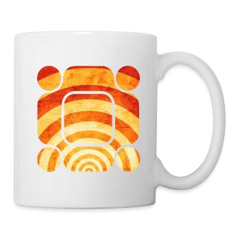 Red and Gold Vintage Design - Mug - white - Right