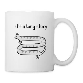 Das ist eine lange Geschichte - Tasse - Weiß - Rechts